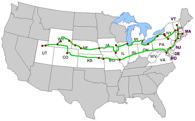 States we visited