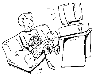 Girl Watching a video on her computer