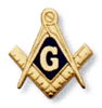 AN-8805208ATT - Anson Emblematic Masonic Tie Tack. Anson USA. Copyright Anson and Milne Jewelry