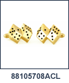 AN-88105708ACL - Anson Dice Cufflinks. Anson USA. Copyright Anson and Milne Jewelry