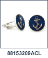 AN-88153209ACL - Anson Anchor Ahoy Cufflink Set. Anson USA. Copyright Anson and Milne Jewelry