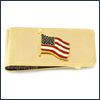 AN-88220908MC - Anson American Flag Money Clip. Anson USA. Copyright Anson and Milne Jewelry