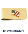 AN-88220908MC - Anson American Flag Money Clip. Anson USA. Copyright Anson and Milne Jewelry