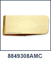 AN-8849308MC - Anson Engravable Etched Line Money Clip. Anson USA. Copyright Anson and Milne Jewelry