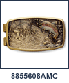 AN-8855608AMC - Enamel Trout Fish Anson Money Clip. Anson USA. Copyright Anson and Milne Jewelry
