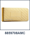 AN-88597088MC - Anson Etched Lines Engravable Money Clip. Anson USA. Copyright Anson and Milne Jewelry
