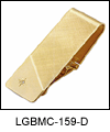 LGBMC159D Gold Diamond Hinged Money Clip. Genuine Diamond, 23 karat gold electroplate. Copyright Milne Jewelry.
