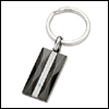 ST-KR860 Titanium and Stainless Steel Key Ring. Copyright Milne Jewelry.