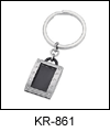 ST-KR861 Stainless Steel Key Ring with Screws. Copyright Milne Jewelry.