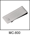 ST-MC800 Laser Etched Stainless Steel Money Clip. Copyright Milne Jewelry.