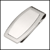 ST-MC844 Stainless Steel Money Clip with Engravable Plaque. Copyright Milne Jewelry.