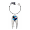 SM-GF115MC Mosaic Inlay Golfer's Key Chain. Copyright Milne Jewelry