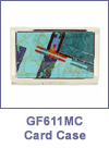 SM-GF611MC Mosaic Inlay Business Card Case. Copyright Milne Jewelry