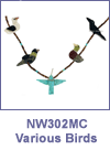 SM-NW302MC Birds of the Southwest Fetish Necklace. Copyright Milne Jewelry