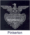 Pinkerton Security Old West Law Enforcement Badges. Copyright Milne Jewelry Company.