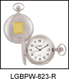 LGBPW-823R Oldham Aristocrat Engravable Pocket Watch. Copyright Milne Jewelry.
