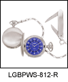 LGBPW-812R Sporty Sophistication Pocket Timepiece with Pocket Knife. Copyright Milne Jewelry.