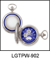 LGTPW-902 Savoir-Faire 24-Hour Time Chronograph Pocket Watch. Copyright Milne Jewelry.