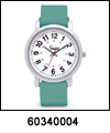 SP-60340004 Speidel Medical Green Silicone Band Timepiece for the Lady. Copyright Speidel & Milne Jewelry.