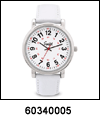 SP-60340005 Speidel Medical White Leather Strap Timepiece for the Lady. Copyright Speidel & Milne Jewelry.