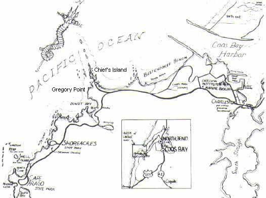 Map of Gregory Point