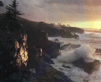 Photo of the coastline near Gregory Point