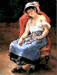 Renoir - Sleeping Girl with Cat